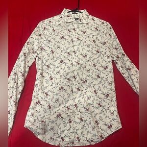 Express Slim fit Floral shirt
